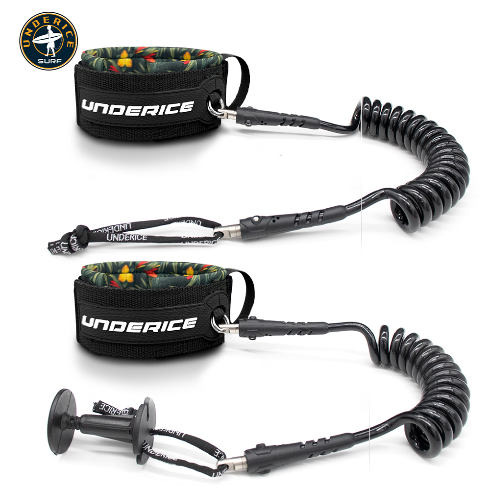 Surfboard Leash - TPU Surfboard Leash Verstelbare Opgerolde Bicep