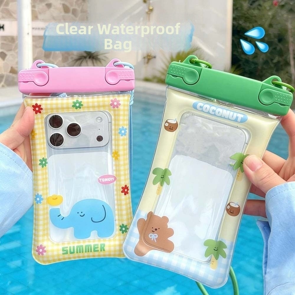 Dry Bag Waterproof - Verstelbare riem Waterdichte telefoontas Lichtgewicht cartoon