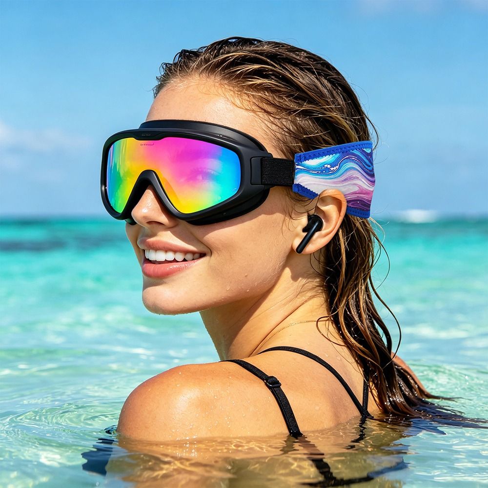 Diving Mask - Comfortabele waterdichte duikmaskerriem Neopreen Duurzame snorkelmaskerriemhoes