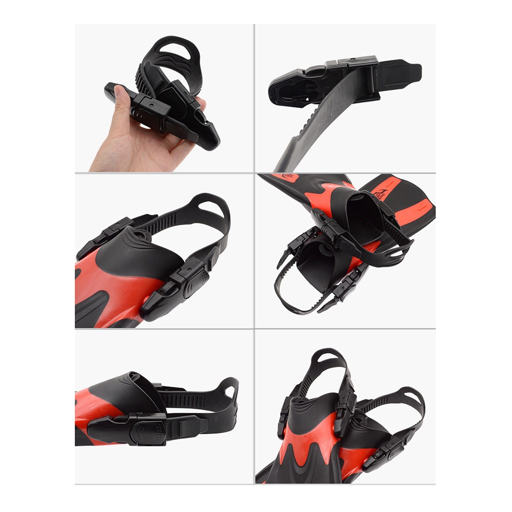 Swim Fins - A89E-Verstelbare duikvinnen zwemvinnen riemen vinnenbanden zwemduikvinnen