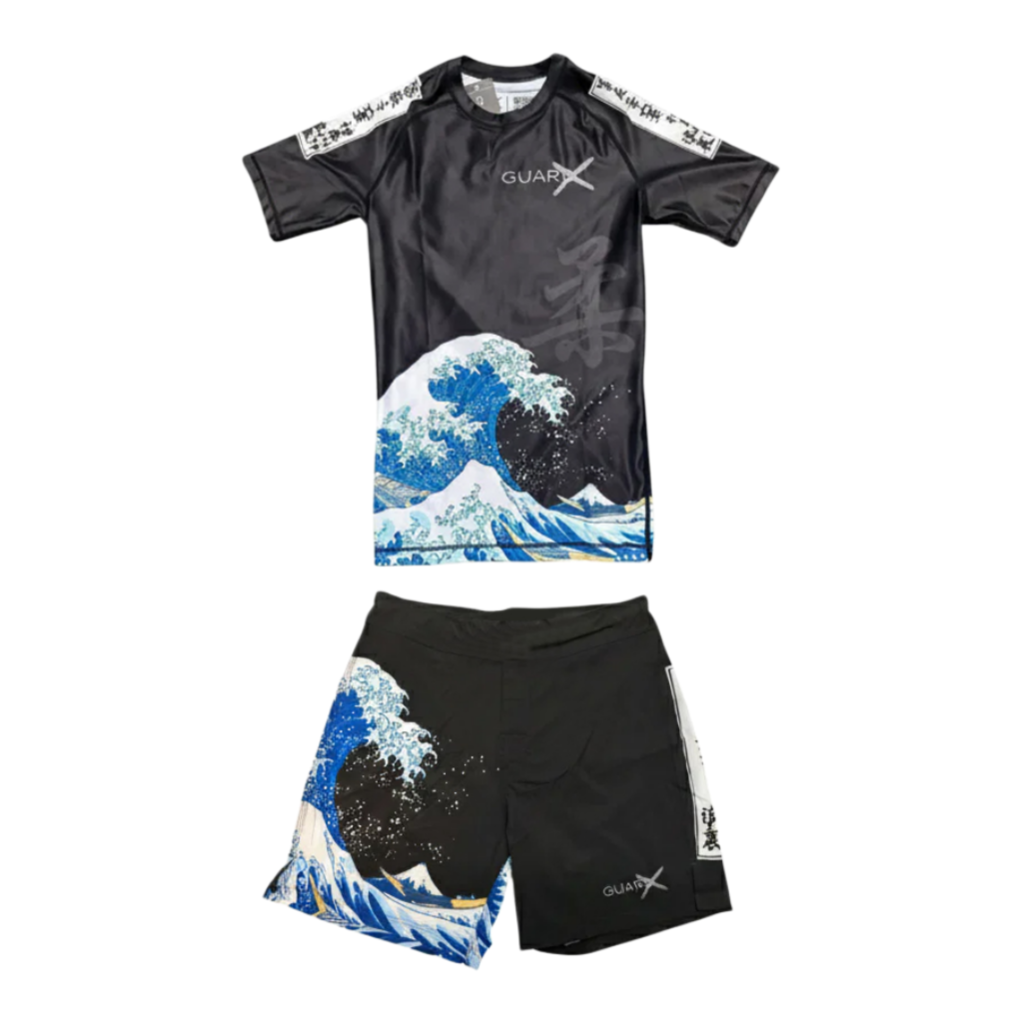 Rash Guard - Japan Ukiyo-e Ocean Wave Braziliaanse Jiu