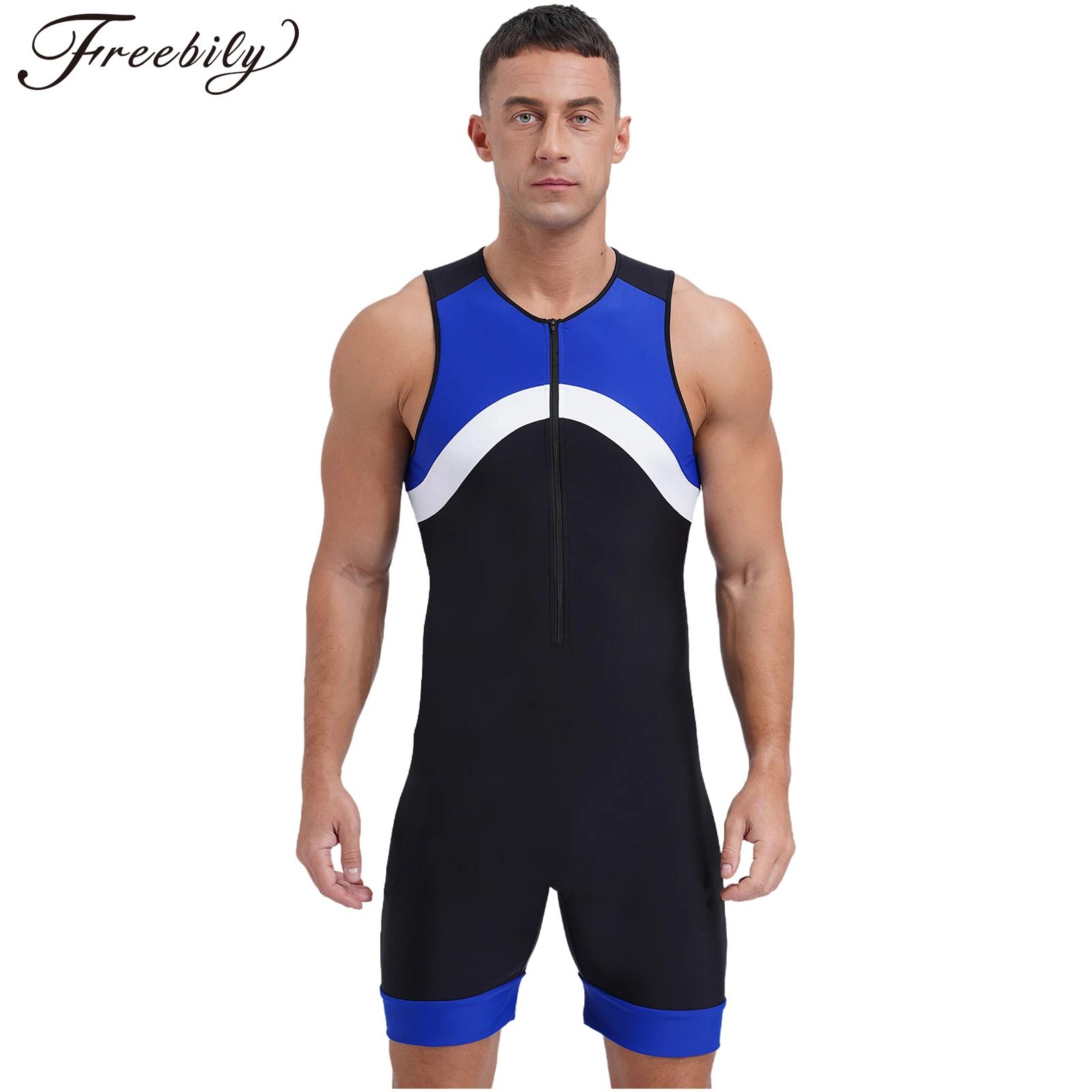 Wetsuit Men - Heren Mouwloos Een Stuk Wetsuit Badpak