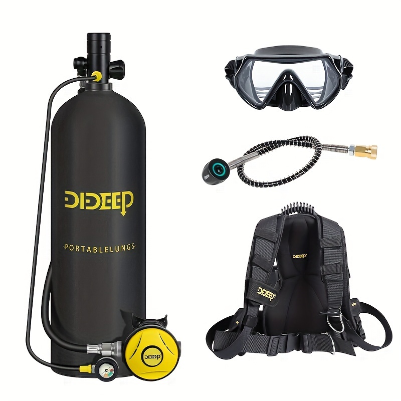 Snorkeling Gear - DIDEEP 4L Mini Duikfles Set, tot