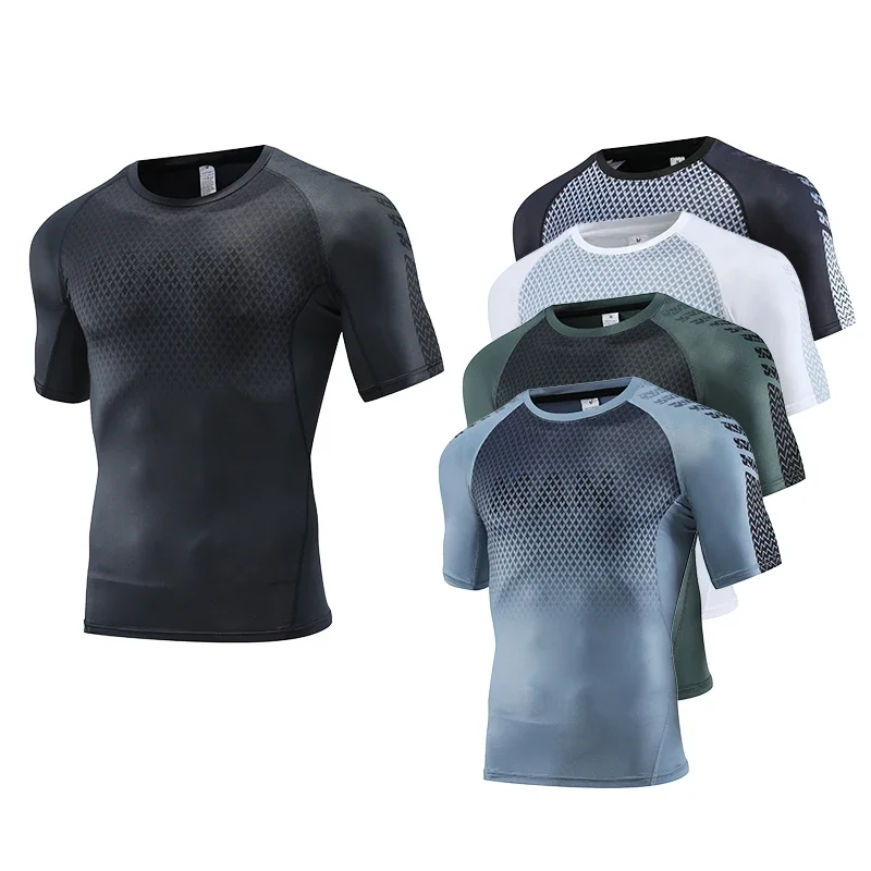 Rash Guard - Mens Sport Top Voor Fitness T-shirt