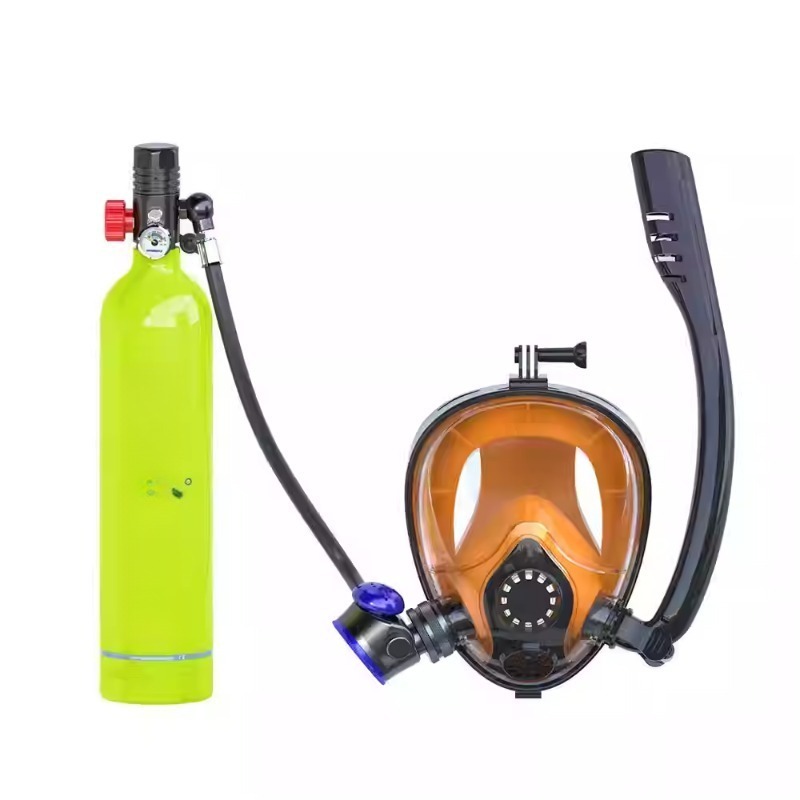 Snorkeling Gear - Duikset met volledig masker, snorkel, draagbaar