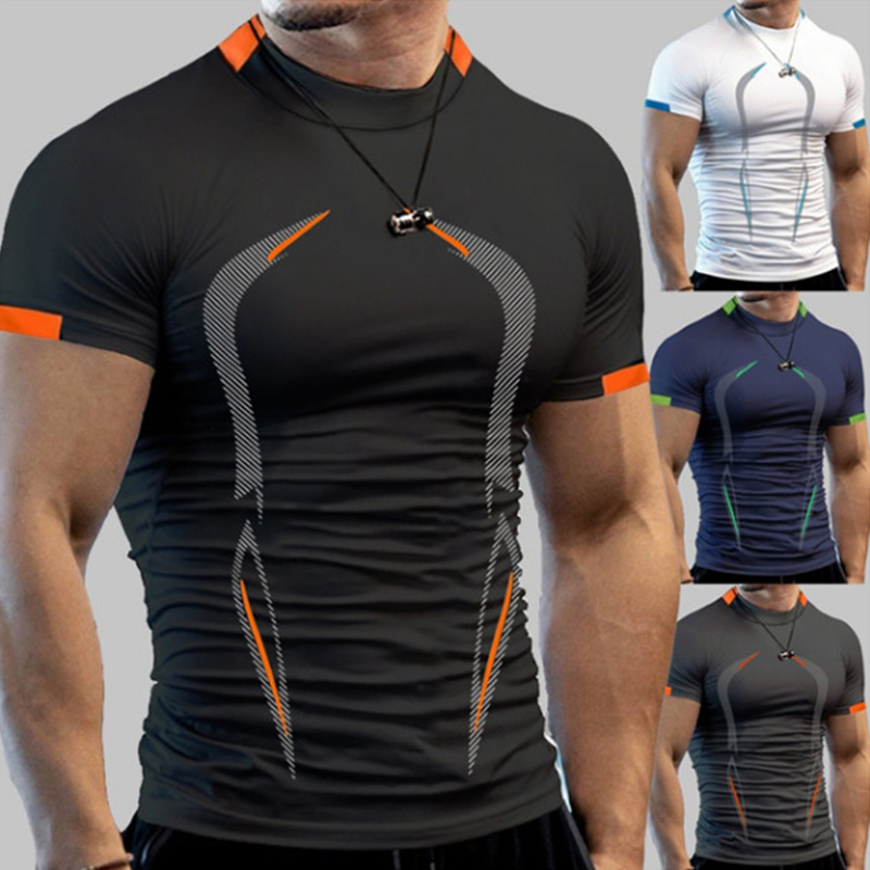 Rash Guard - Stijlvolle Gym Workout Compressieshirts voor Heren