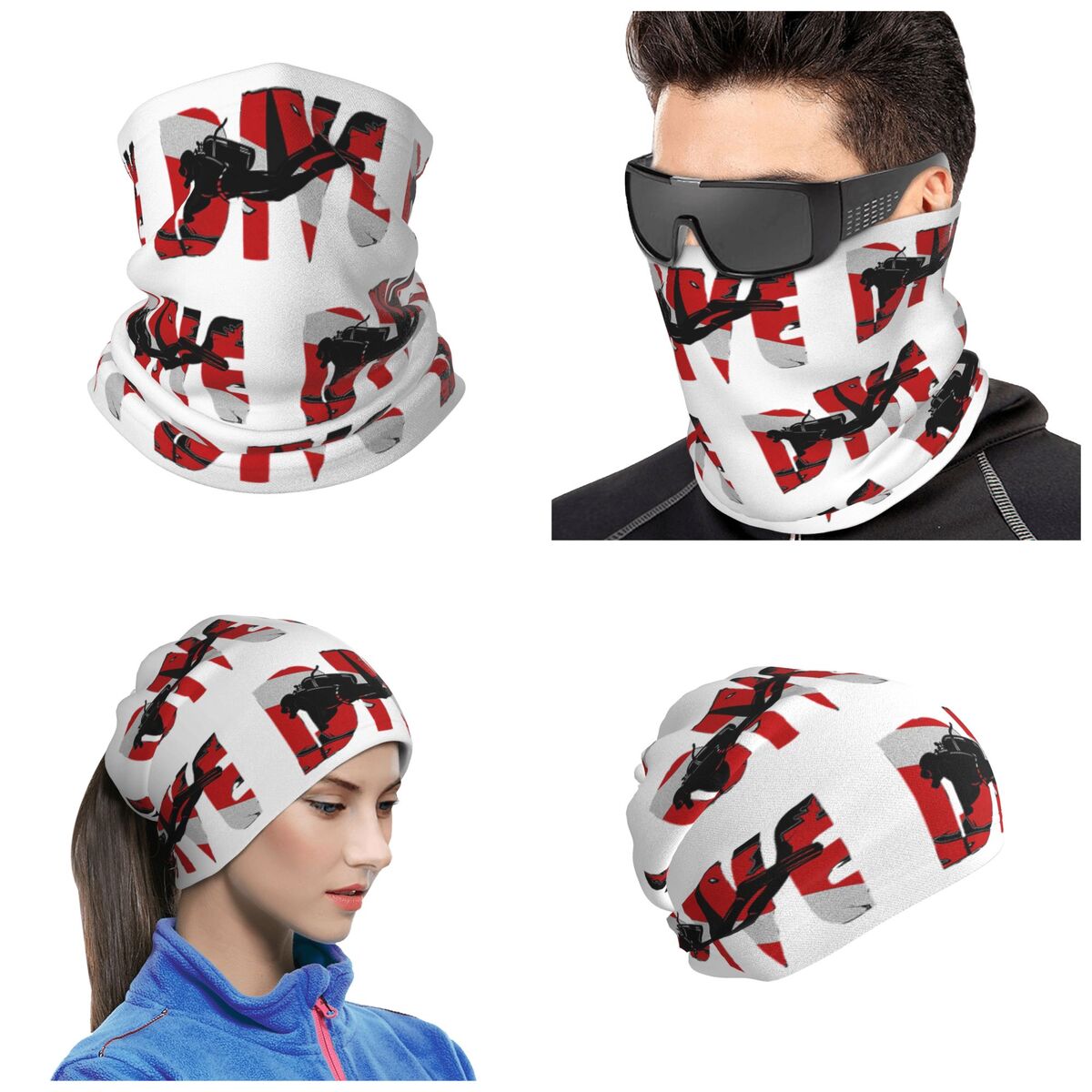 Diving Mask - Duiken Duiker Zee Snorkelen Sport Bandana