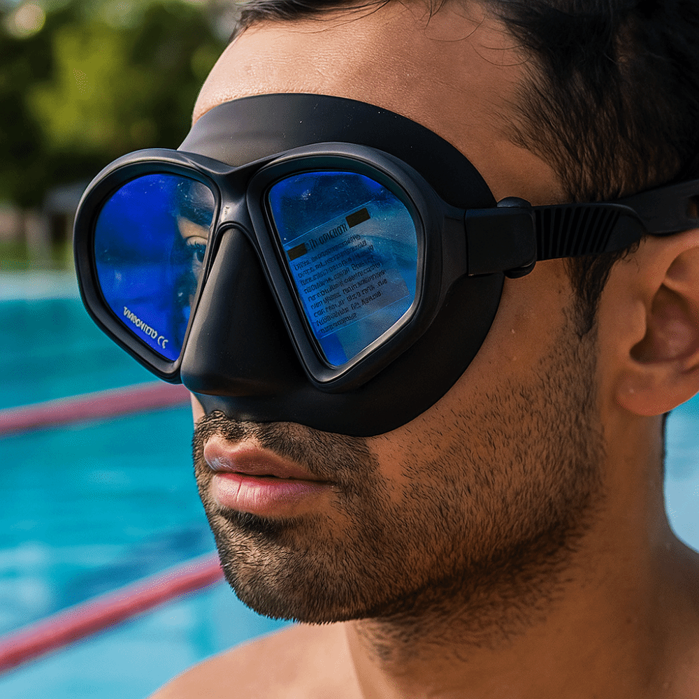 Snorkel Set - Duikmasker van gehard glas, opvouwbare snorkel,