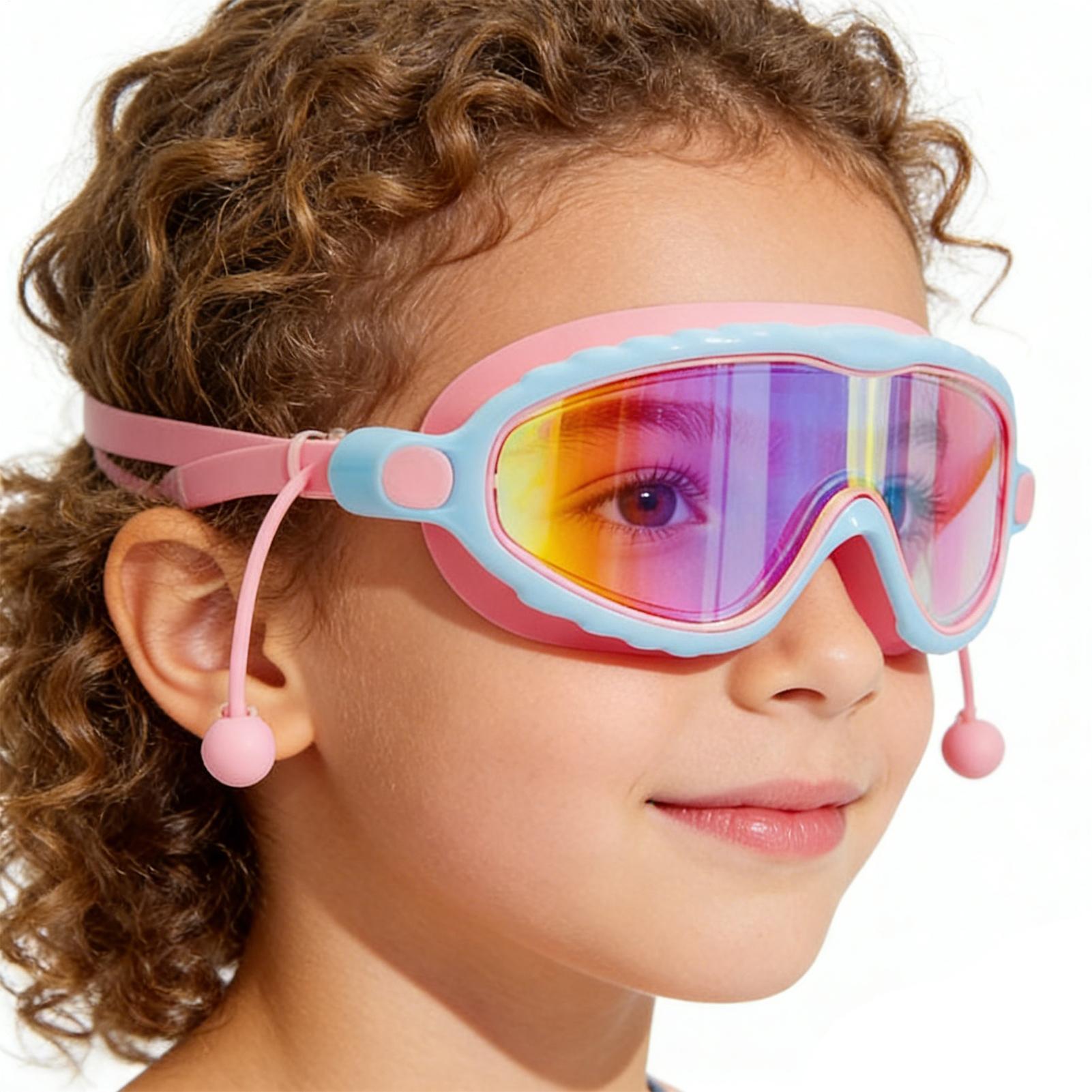 Goggles Swim - Kinderbril voor zwemmen Anti-condens UV-bescherming Jeugdzwembril