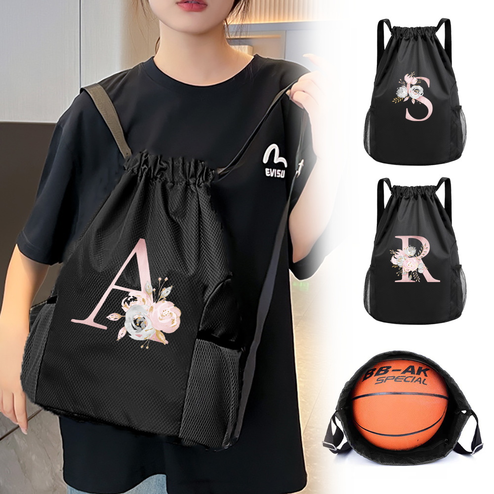 Dry Bag Waterproof - Zwarte tas met trekkoord, sportrugzak, waterdichte