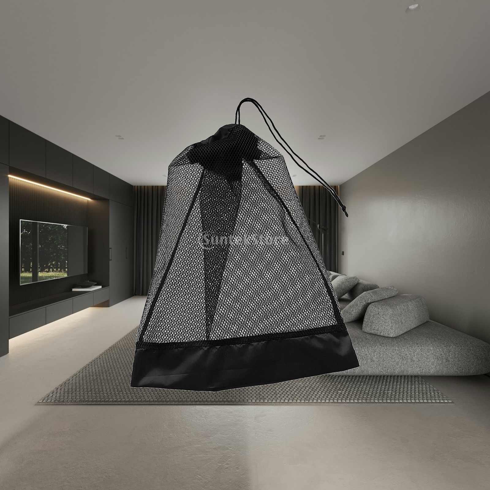 Diving Mask - Mesh-tas met trekkoord, zware duikuitrustingstas voor