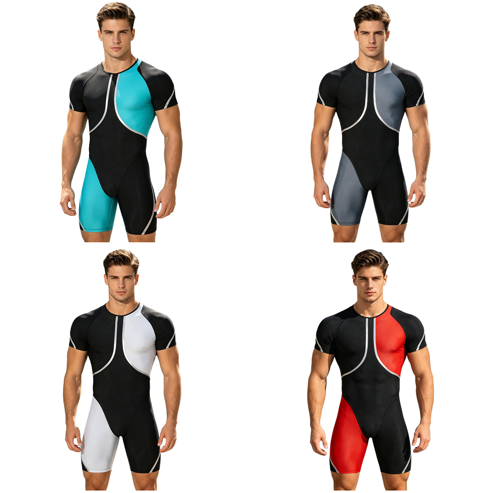 Wetsuit Men - Heren zwempak uit één stuk Rash