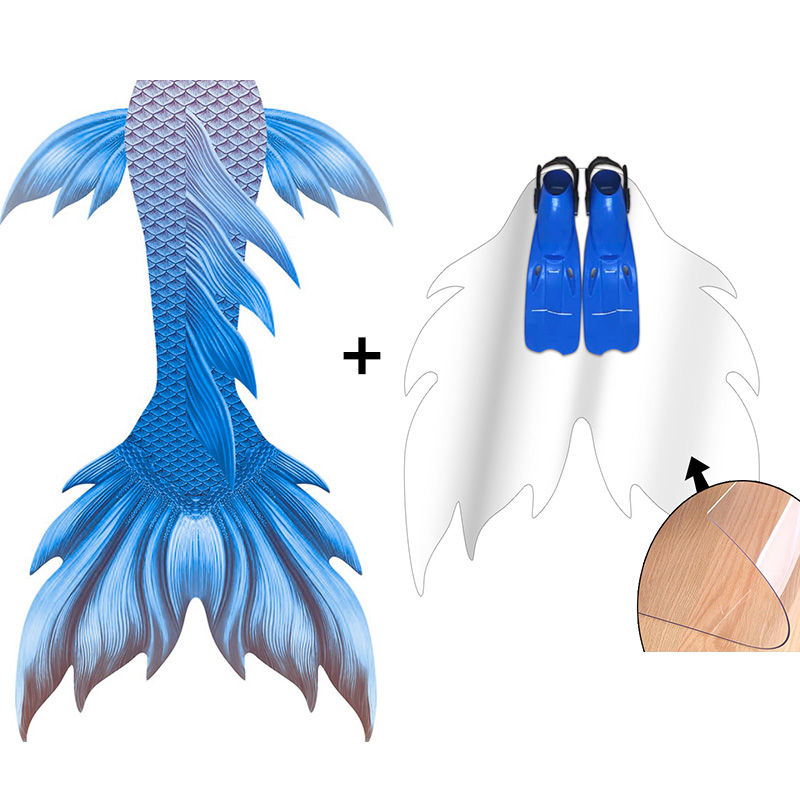Nieuw ontwerp blauwe kleur hui - Flippers Swimming recensie en prijs