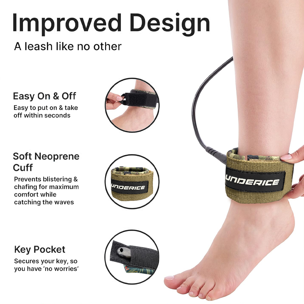 UICE Surfboard Leash 6-9ft SUP - Surfboard Leash recensie en prijs