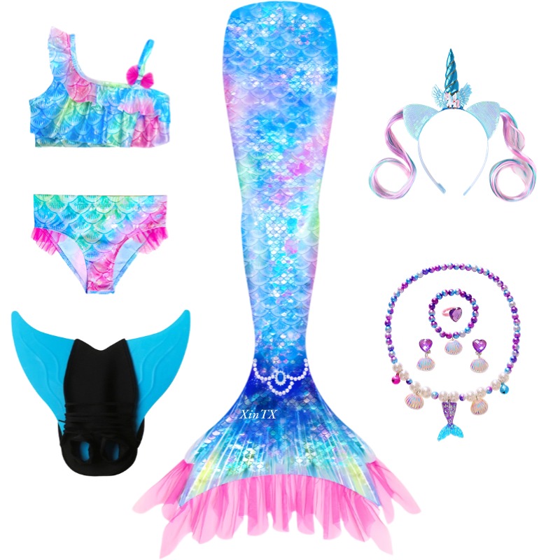 Zeemeerminkostuum voor meisjes - Swim Fins recensie en prijs