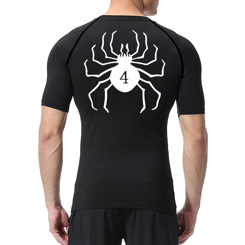 Compressieshirts met spinnenpr - Rash Guard recensie en prijs