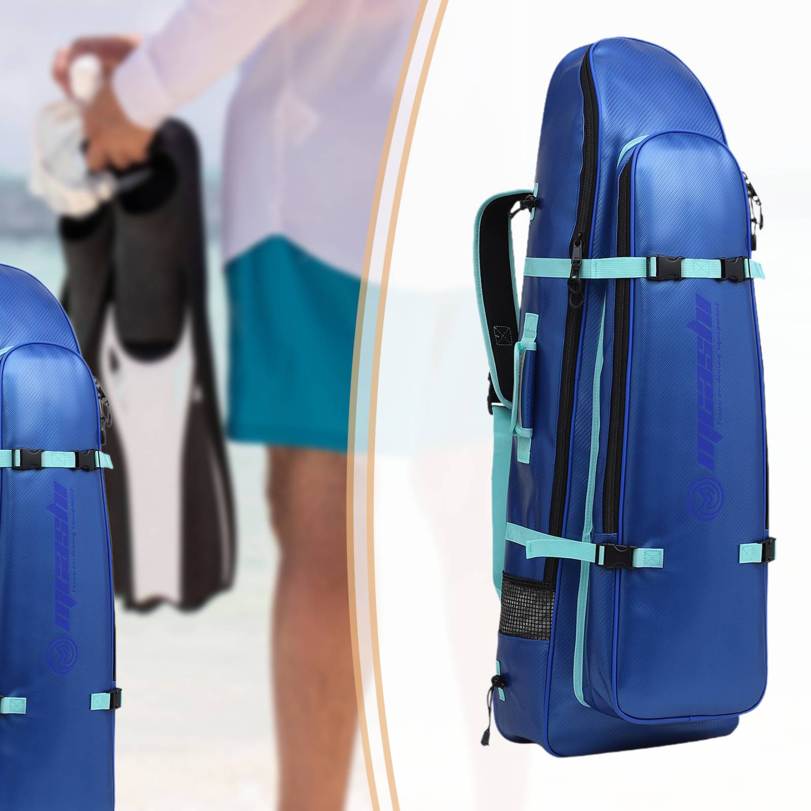 Lange vinnen tas Draagbare dui - Snorkeling Gear recensie en prijs