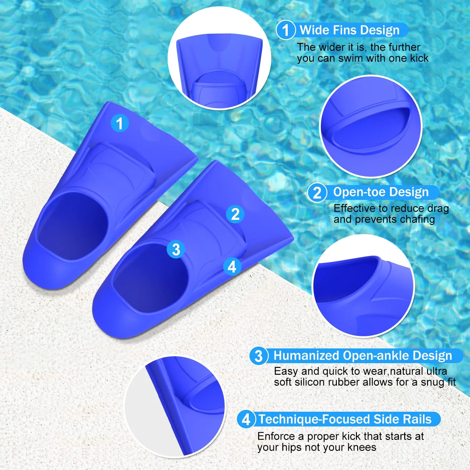 Zwemtraining Vinnen Siliconen  - Snorkel Set recensie en prijs